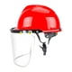 thumbnail image 1 of Casco Para Motosierra Con Protector Facial, Resistente Para Cortar Césped, Podar Árboles Y Jardín, Visera Transparente Red Hat, 1 of 3