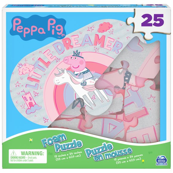 Puzzle de espuma Spin Master Games Peppa Pig, 25 piezas