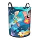 thumbnail image 2 of Steven Universe Cesta de lavandería de gran capacidad redonda con asa, bolsa para ropa sucia plegable, almacenamiento para dormitorio, baño y lavadero 44x35 cm, 2 of 6