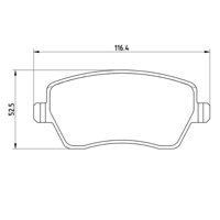 Pastillas Freno Para Auto Motaquip Lvxl1135