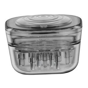 Ioensy - Peine Aplicador De Cuero Cabelludo Bola Rodante Reutilizable Para Aceite Esencial Aceite Para El Cabello Negro