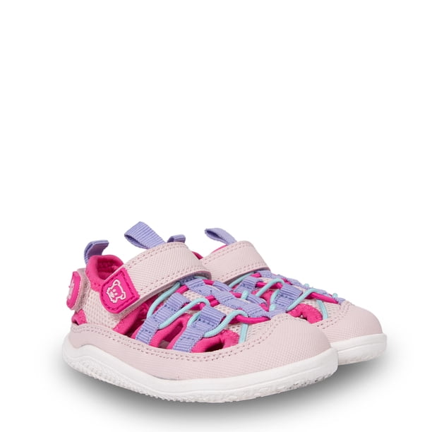 Sandalia Outdoor Bebé Niña Cerrada con Velcro Fucsia Pillin