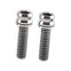 thumbnail image 5 of 2 Piezas Vástago De Manillar De Bicicleta Tornillos De Titanio M6 Accesorio De Repuesto De Bicicleta M6 19 Plata, 5 of 5