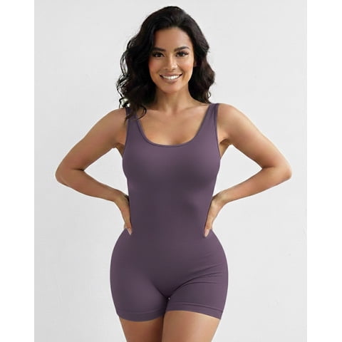 Flix Spa - Enterizo Corto Mujer Push Up Con Corte En V Espalda