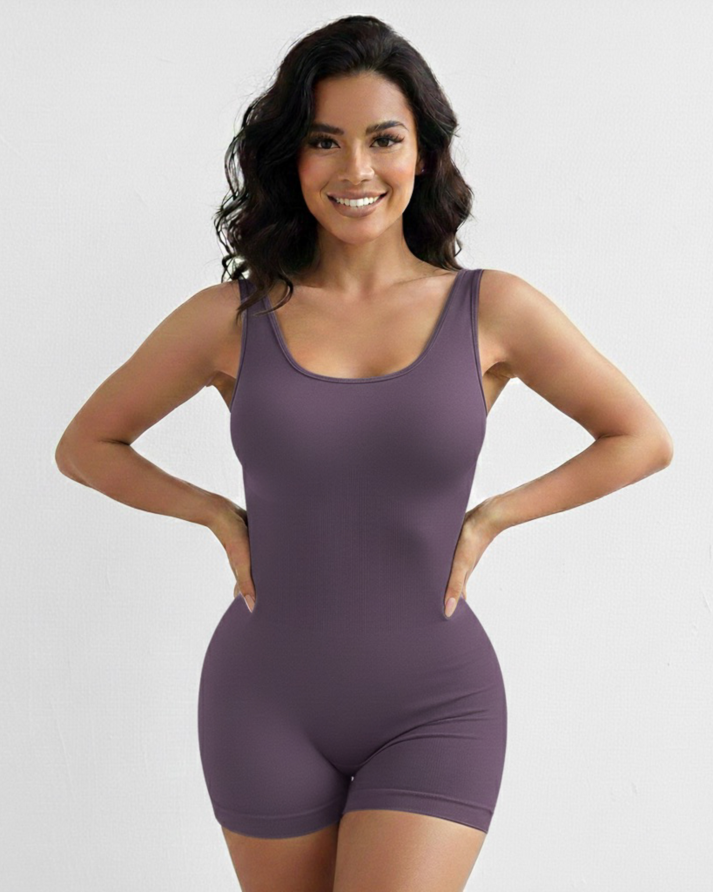 Flix Spa - Enterizo Corto Mujer Push Up Con Corte En V Espalda