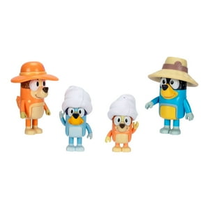 Figuras De Acción Bluey Set Familia Heeler 4 Personajes