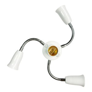 Ioensy - Adaptador Divisor De Portalámparas E27 De Repuesto Para Portalámparas De Almacén De 4 Cabezales