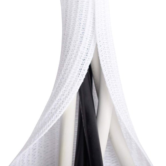 Funda para cables ZhiYo 2 m blanca de 2/3 pulgada