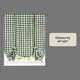 thumbnail image 4 of Cortina de ventana ACHIM Buffalo Check Tieup, 107 x 160 cm, color salvia y marfil, 4 of 6