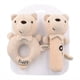 thumbnail image 1 of Organic Cotton Hand Rattle Stick, Baby Soothing Rattle Toy, 0-1 Year Old Baby Toy Rattle Bell, 1 of 5