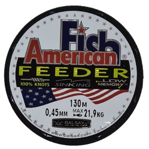 Balsax - Nylon De Pesca American Fish Rojo 0,45Mm 150Mt 21,9Kg Sinkig