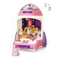 Fliperex - Juguete Maquina De Peluche Garra Premio Claw Machine Rosada