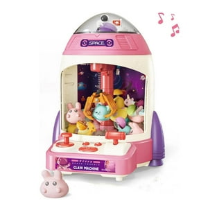 Fliperex - Juguete Maquina De Peluche Garra Premio Claw Machine Rosada Rosa