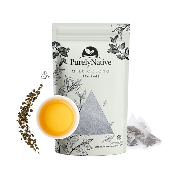 Bolsitas de té TRYVERA Milk Oolong taiwanés, 20 unidades, 40 tazas