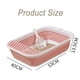 thumbnail image 4 of Caja de arena plegable para gatos, impermeable, de viaje, con entrada baja y pedal antisalpicaduras para gatos de todos los tamaños., 4 of 6