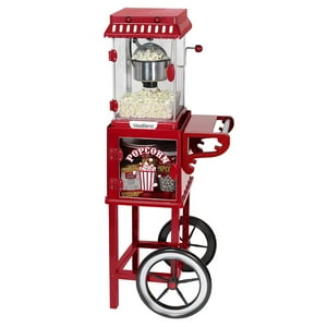 Popcorn Cart West Bend Pcmc20Rd13 Con Hervidor Antiadherente Para 10 Tazas