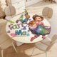 thumbnail image 4 of Fancy Nancy theme Fitted Round Tablecloths Elastic Edged Table Covers Waterproof Table Cloth For Kitchen Holiday Party Tables Decor 120cm, 4 of 6