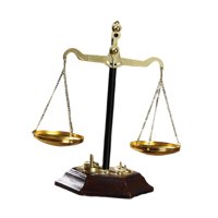 Magideal - Básculas De Metal Con Estilo, Torres De Joyería, Balanzas De La Justicia Para El Hogar, Jubilación, Graduación, Decoración De Oficina, Abogados