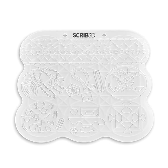 Alfombrilla de silicona flexible y resistente al calor para lápiz 3D SCRIB3D