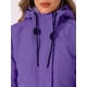 thumbnail image 5 of INSPIRE CHIC Abrigo de Parka para Mujer con Cinturón, Bolsillos, Manga Larga y Capucha de Piel Sintética XS Violeta, 5 of 6