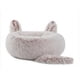 thumbnail image 2 of Cama de Mascota Perro Gato Tipo Donut Con Cola - L 60 cm Rosa claro, 2 of 2