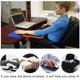 thumbnail image 3 of Soporte de brazo portátil, diseño ergonómico, articulado para computadora, reposabrazos auxiliar para reposamuñecas, extensor de reposabrazos de escritorio ajustable a 180°, relaja los músculos de los, 3 of 5