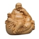 thumbnail image 2 of Estatua De Buda Adorno De Madera Pequeño Fengshui Lindo Para Decoración De Oficina, 2 of 3