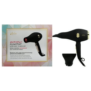 Aria Beauty - Secador Infrarrojo Con Tecnología Iónica - Negro De Para Mujer - Secador De Pelo