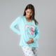 thumbnail image 1 of Pijama Maternal Top + Pantalon Flores Mujer 33787-14, 1 of 4