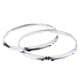 thumbnail image 2 of 1 par Snare Drum Hoop Ring Rim para instrumento de percusión 13 pulgadas 6 orificios, 2 of 5