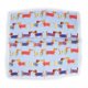 thumbnail image 2 of Pañuelo Tipo Seda 70x70 Cm Estampado Perros Salchicha azul Talla Única, 2 of 4