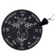 thumbnail image 1 of Tablero De Péndulo De Estrella Brujería Con Colgante Negro Collar Rebanada Radiestesia Negro A, 1 of 5