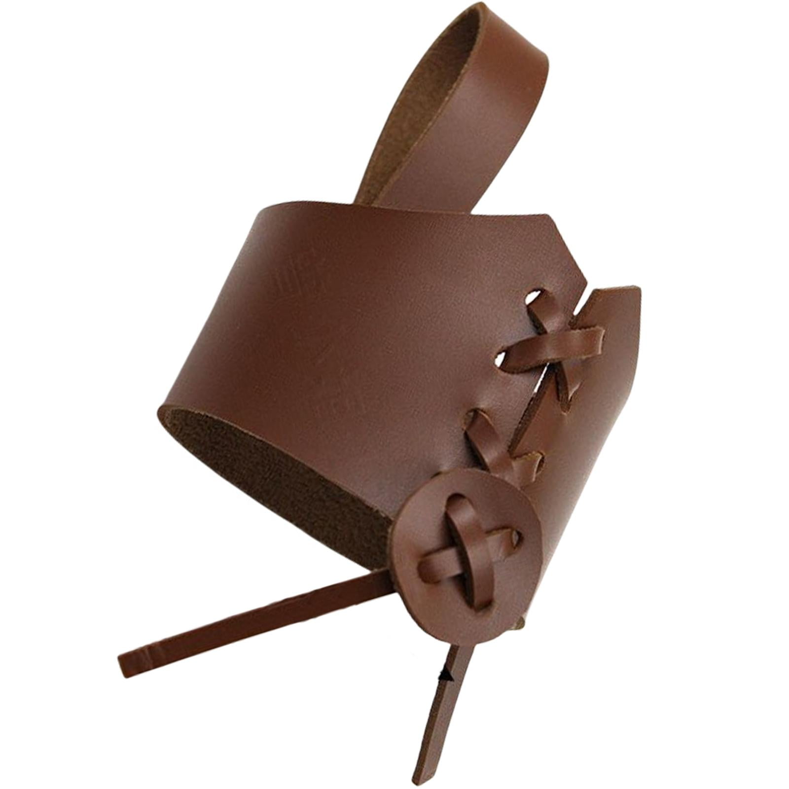 Magideal - Estuche Para Jarra De Bebida De Cuero De Buey, Accesorio Para Cinturón, Compañero Medieval Con