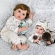 thumbnail image 5 of Set de regalo Reborn Baby Doll Aori Real Life Boy de 22 pulgadas con cebra, 5 of 7