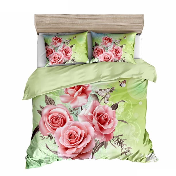 v1199 Bed Sheets virgin flower photogroph duvet cover set king queen double twin size bed linen set 3-Piece Bedding Set (1 Duvet Cover + 2 Pillow Shams) Bed Sheets ju1199