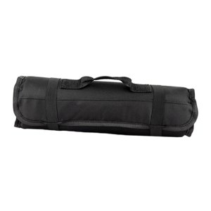 Magideal - Bolsa Para Cuchillos De Chef, Estuche Para Cuchillos De Chef, Bolsa De Herramientas, Portacubiertos Enrollable De Tela Oxford Portátil Con Múltiples R Negro