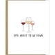 thumbnail image 1 of Tarjeta de felicitación Rockdoodles Premium About To Go Down Wedding, 1 of 8