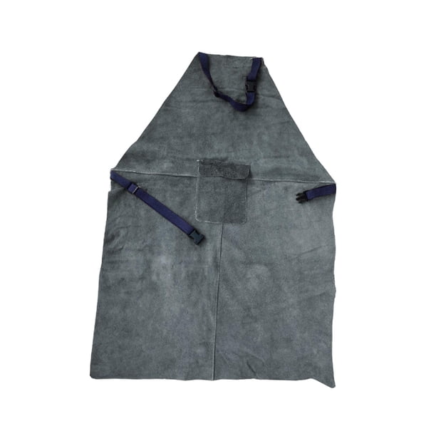 Delantal de Soldador Ropa Protectora para Soldadores Delantal de Garaje Delantal para Hombres Y Mujeres Delantal de Mecánico Delantal Resistente Al Ca 70cmx100cm Azul oscuro
