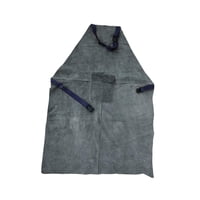 Magideal - Delantal De Soldador Ropa Protectora Para Soldadores Delantal De Garaje Delantal Para Hombres Y Mujeres Delantal De Mecánico Delantal Resistente Al Ca 70Cmx100Cm Azul Oscuro