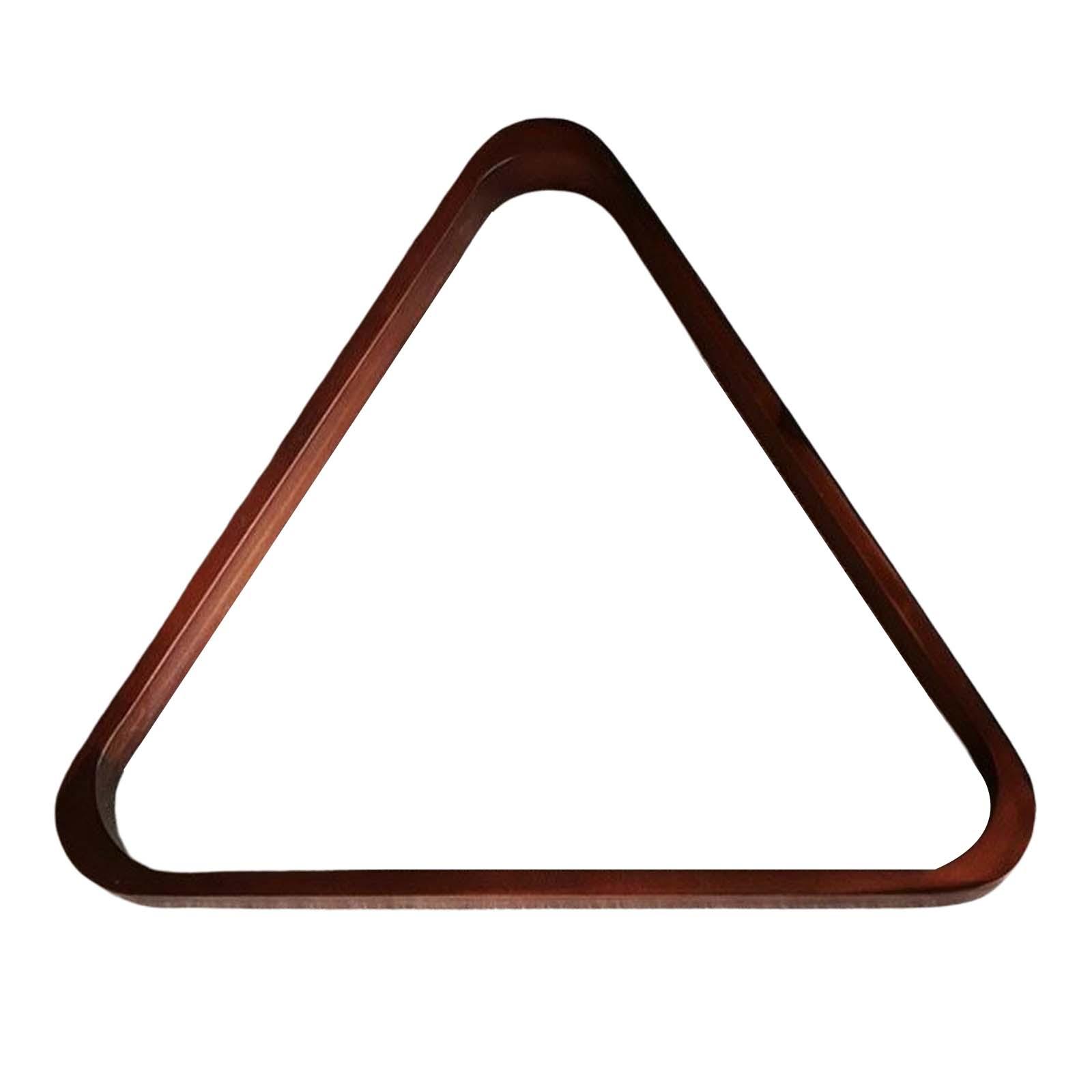 Magideal - Estante Triangular De Billar De Madera, Accesorios, Portabolas, Estante , Suministros, Estante De Diamante De 57,2 Mm, Trípode De 8 Bolas, Para Rojo