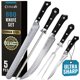 thumbnail image 1 of Set de Cuchillos de Carnicero Cutluxe 5 Piezas Acero Alemán Full Tang, 1 of 4