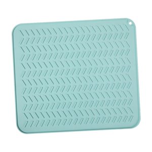 Bothyi - Alfombrilla De Silicona Para Secar Platos, Resistente, Para Frigorífico, Fregadero, Color Verde