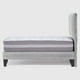 thumbnail image 4 of Cama Europea Valencia P + Respaldo Cadiz 1 PL Felpa Gris Medio, 4 of 6