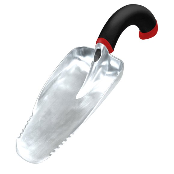 Recogedor manual Radius Garden 10611 ergonómico de aluminio rojo