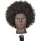 thumbnail image 1 of Peluquería Práctica Muñeca Cabeza Entrenamiento Maniquí Abrazadera Afro Piel Negra, 1 of 3