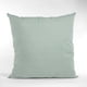 thumbnail image 5 of Cojín Plutus Brands Plutus Aqua Solid Shiny Velvet Blue, 5 of 5