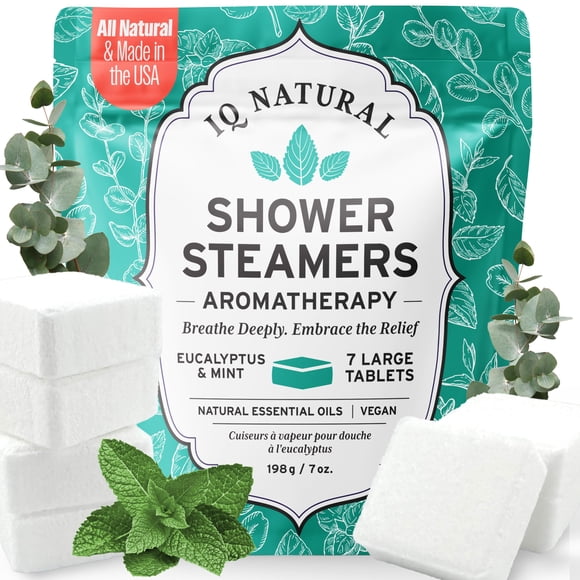Espumas de Ducha IQNATURAL Aromaterapia de Eucalipto y Menta