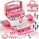 thumbnail image 1 of Set de maquillaje PERRYHOME Kids Frozen Pink 56 piezas para niñas de 3 a 12 años, 1 of 7