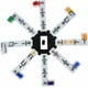 thumbnail image 2 of Homwom Mexican Train Dominoes with Numbers Double 12 Colored Homwom Homwom, 2 of 2