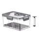 thumbnail image 4 of Almacenamiento De Alimentos Para Sellador Al Vacío Organizador Rectangular Contenedor De Vacío De Plástico Gris 2.5L, 4 of 4